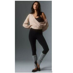 By Anthropologie Deep-V Sweater in Beige - Size X-Small